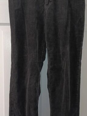Vintage Gitano Black Corduroy Straight Leg Pants
